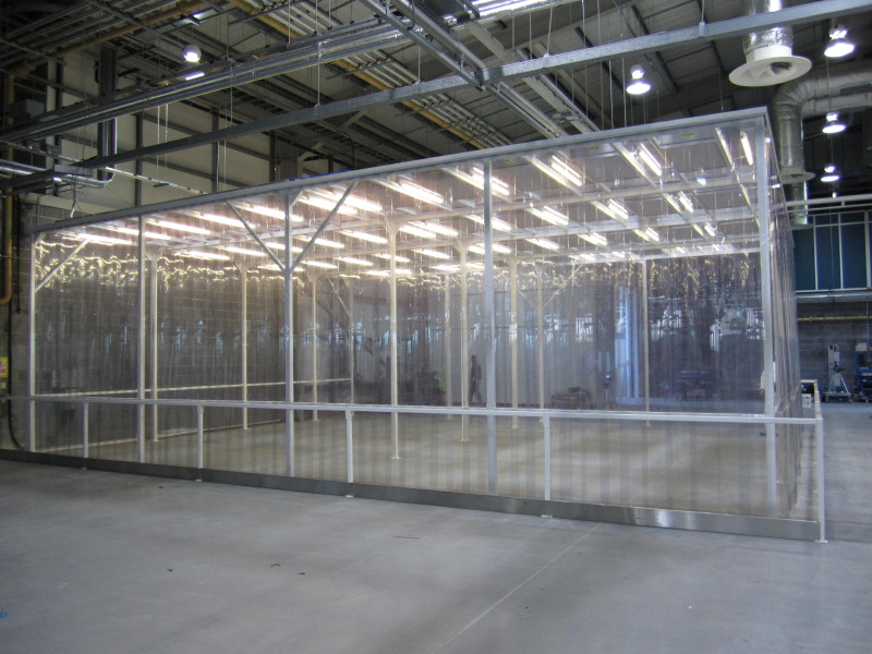 Large Scale Softwall Cleanroom