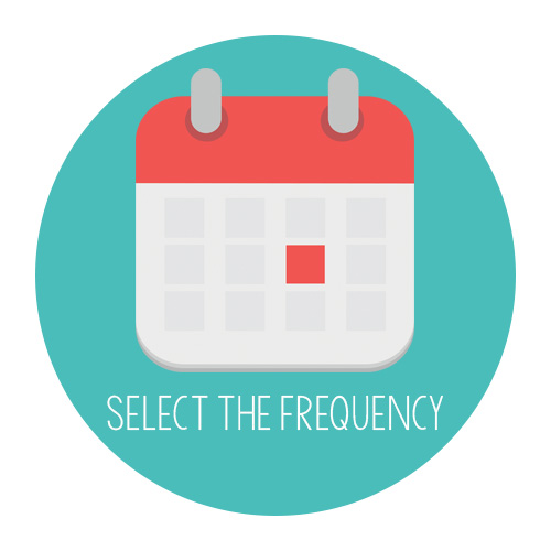 Select the frequency